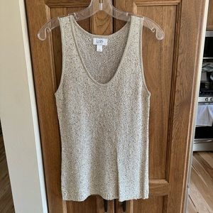 Ann Taylor Loft knit and sequin tank top